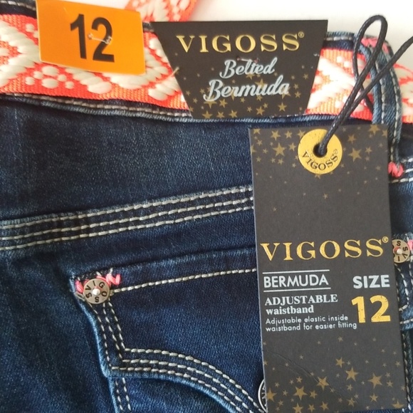Vigoss Kids Girls Bermuda Shorts sz 12 NWT - Picture 5 of 7